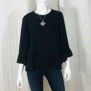 Sold! The Impeccable Pig Black Flowy Blouse